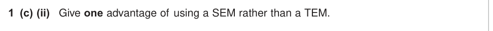 Question from January 2011 Unit 1 Q1(c)(ii) (1 marks)