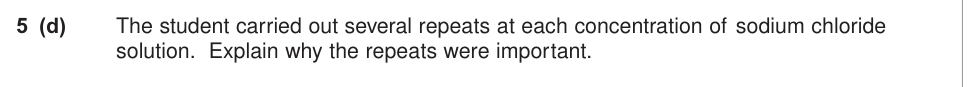 Question from January 2011 Unit 1 Q5(d) (2 marks)