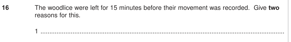 Question from June 2011 A-Level Unit 6 EMPA Q16 (2 marks)