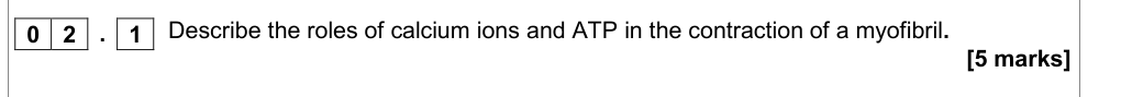 Question from Specimen A-Level Paper 2 Q2.1 (5 marks)