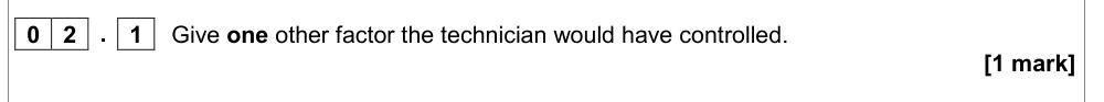 Question from Specimen As Paper 1 Q02.1 (1 marks)