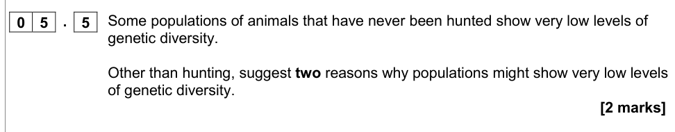 Question from Specimen As Paper 1 Q5.5 (2 marks)