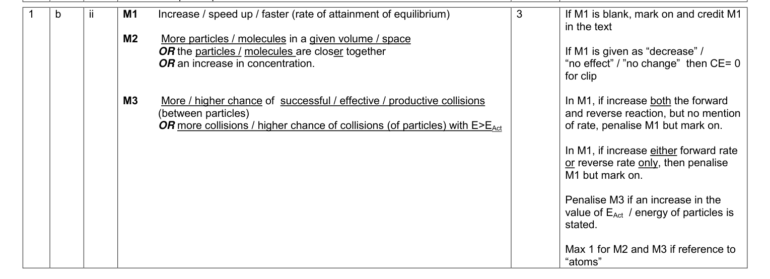 Mark scheme for June 2010 As Unit 2 Q1(b)(ii) (3 marks)