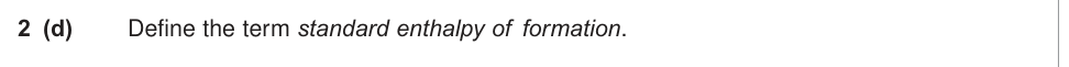 Question from June 2011 As Unit 2 Q2(d) (3 marks)