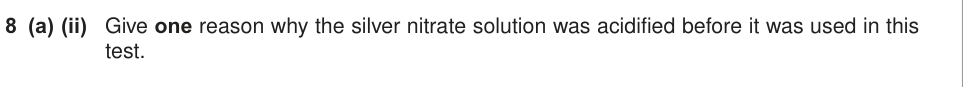 Question from June 2011 As Unit 2 Q8(a)(ii) (1 marks)