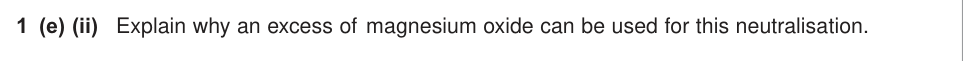 Question from June 2012 A-Level Unit 5 Q1(e)(ii) (1 marks)