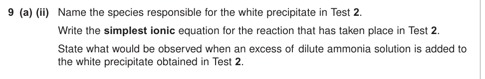 Question from June 2012 As Unit 2 Q9(a)(ii) (3 marks)