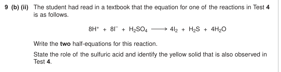 Question from June 2012 As Unit 2 Q9(b)(ii) (4 marks)