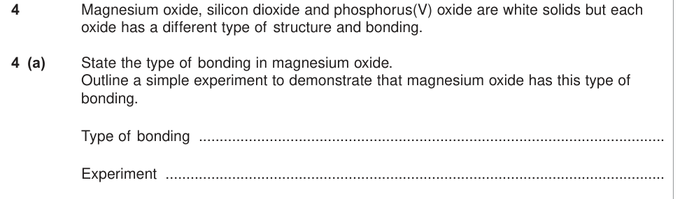 Question from June 2013 A-Level Unit 5 Q4(a) (3 marks)