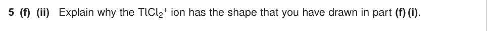 Question from June 2013 As Unit 1 Q5(f)(ii) (1 marks)