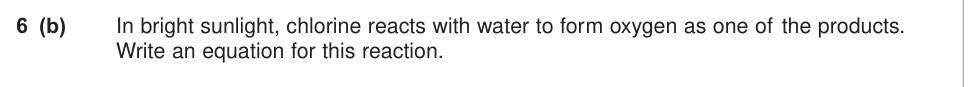 Question from June 2013 As Unit 2 Q6(b) (1 marks)