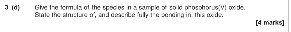 Question from 2014 A-Level Unit 5 Q3(d) (4 marks)