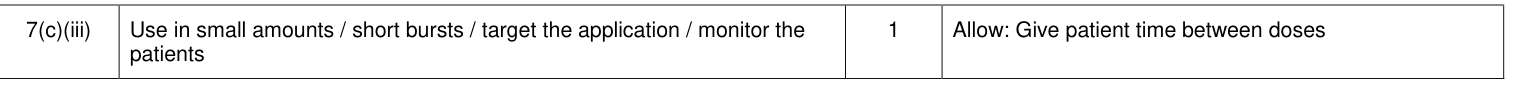Mark scheme for 2014 A-Level Unit 5 Q7(c)(iii) (1 marks)