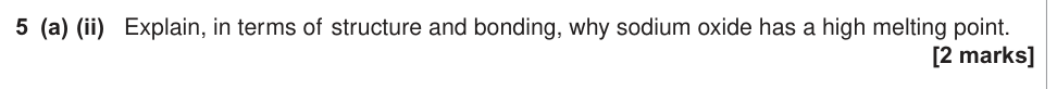 Question from 2015 A-Level Unit 5 Q5(a)(ii) (2 marks)