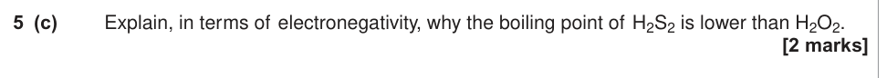 Question from 2015 As Unit 1 Q5(c) (2 marks)