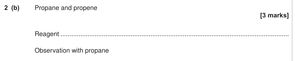 Question from 2015 As Unit 2 Q2(b) (3 marks)