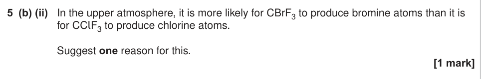Question from 2015 As Unit 2 Q5(b)(ii) (1 marks)