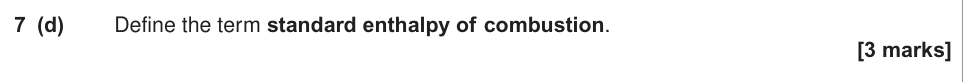 Question from 2015 As Unit 2 Q7(d) (3 marks)