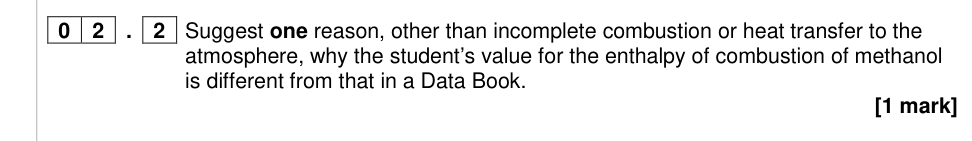 Question from 2016 As Paper 2 Q2.2 (1 marks)