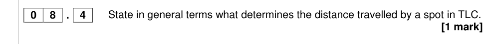 Question from 2017 A-Level Paper 2 Q8.4 (1 marks)