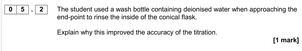 Question from 2017 As Paper 2 Q5.2 (1 marks)