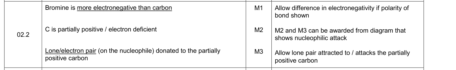 Mark scheme for 2018 A-Level Paper 2 Q02.2 (3 marks)