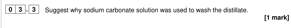 Question from 2018 A-Level Paper 3 Q3.3 (1 marks)