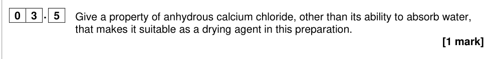 Question from 2018 A-Level Paper 3 Q3.5 (1 marks)