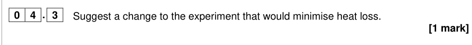 Question from 2018 A-Level Paper 3 Q4.3 (1 marks)