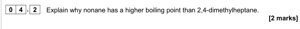 Question from 2018 As Paper 2 Q4.2 (2 marks)