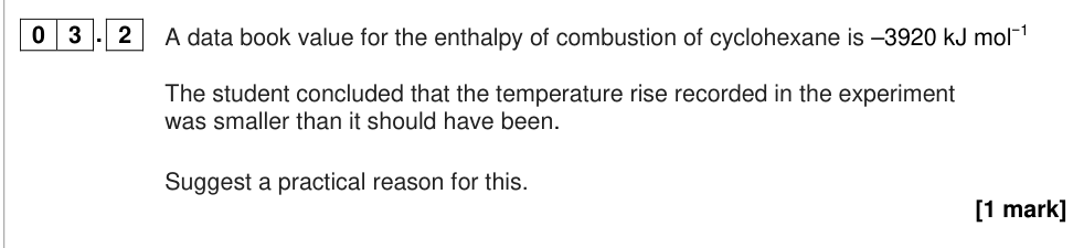 Question from 2019 As Paper 2 Q3.2 (1 marks)