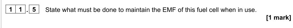 Question from 2020 A-Level Paper 1 Q11.5 (1 marks)