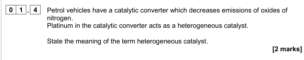 Question from 2020 A-Level Paper 3 Q1.4 (2 marks)