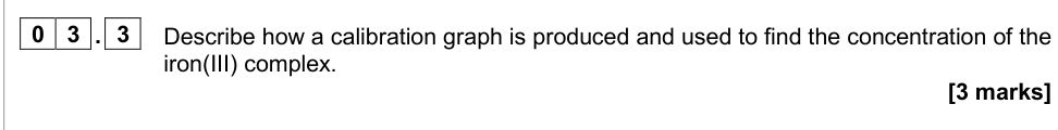 Question from 2020 A-Level Paper 3 Q3.3 (3 marks)