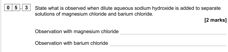 Question from 2020 As Paper 1 Q05.3 (2 marks)