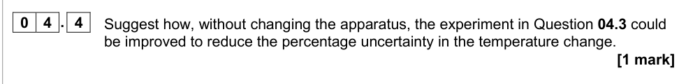 Question from 2020 As Paper 1 Q4.4 (1 marks)