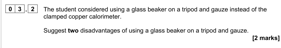 Question from 2021 A-Level Paper 2 Q3.2 (2 marks)