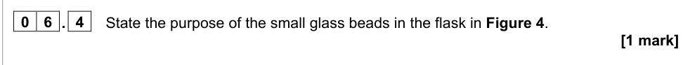Question from 2021 A-Level Paper 3 Q6.4 (1 marks)