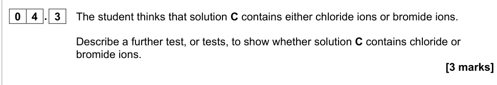 Question from 2021 As Paper 1 Q4.3 (3 marks)