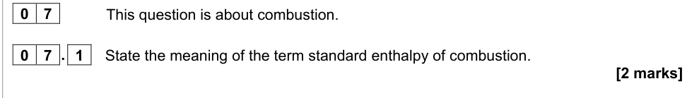 Question from 2021 As Paper 1 Q7.1 (2 marks)