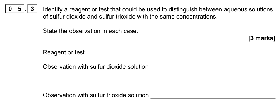 Question from 2022 A-Level Paper 1 Q05.3 (3 marks)