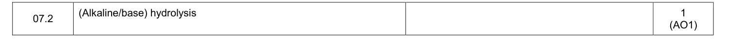Mark scheme for 2022 A-Level Paper 2 Q7.2 (1 marks)