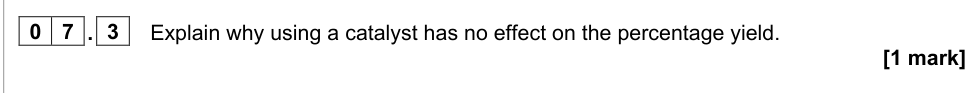 Question from 2022 As Paper 1 Q7.3 (1 marks)