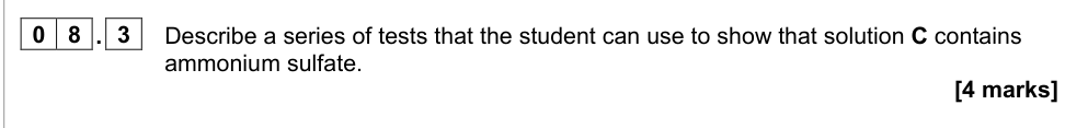 Question from 2022 As Paper 1 Q8.3 (4 marks)