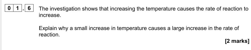 Question from 2022 As Paper 2 Q1.6 (2 marks)