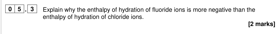 Question from 2023 A-Level Paper 1 Q5.3 (2 marks)