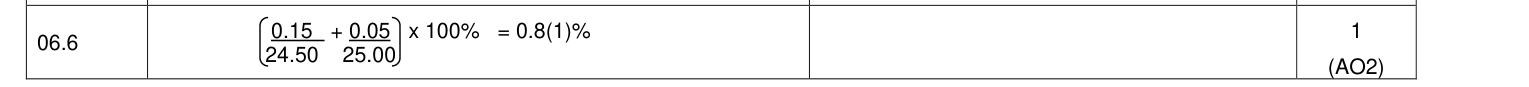 Mark scheme for 2023 A-Level Paper 1 Q6.6 (1 marks)