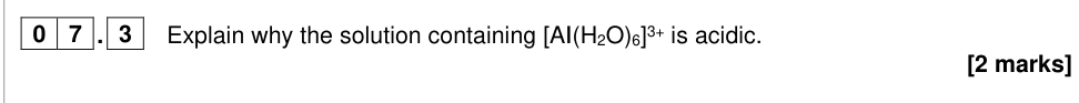 Question from 2023 A-Level Paper 1 Q7.3 (2 marks)