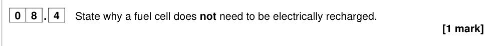 Question from 2023 A-Level Paper 1 Q8.4 (1 marks)