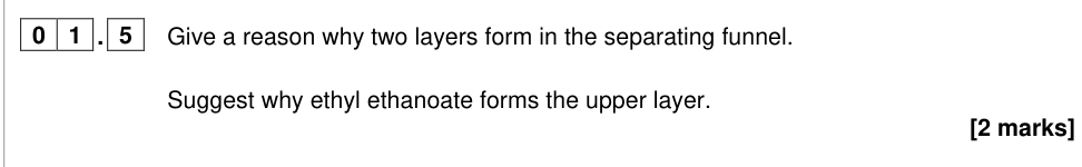 Question from 2023 A-Level Paper 3 Q1.5 (2 marks)